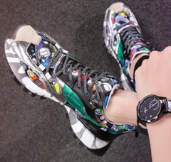Autumn New Trendy Colorful Dad Sneakers for Men