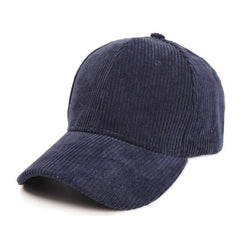 Summer Solid Corduroy Baseball Caps