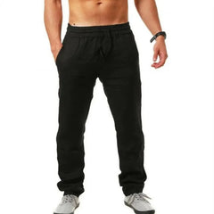 Cotton Linen Pants With Pockets