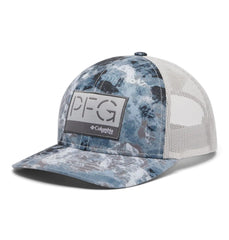 Columbia Youth Unisex PFG Camo Snap Back Cool Grey/Deepwaters Camo One Size